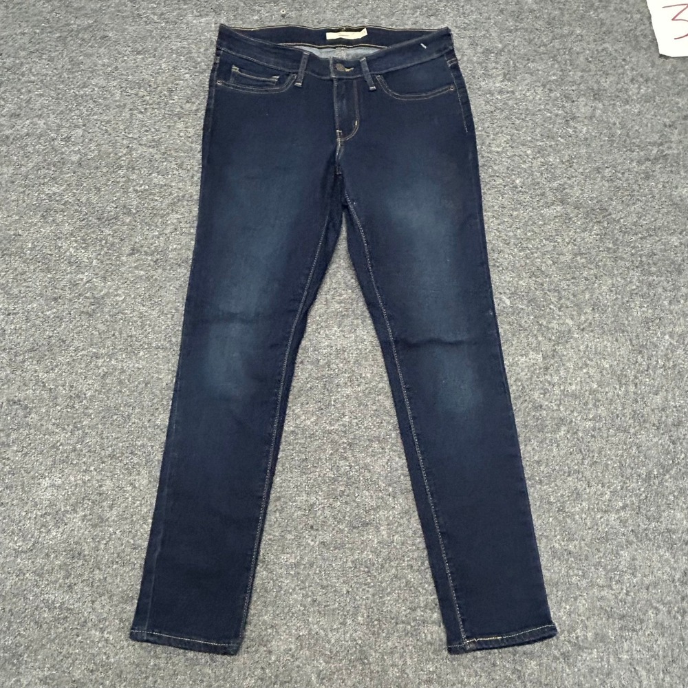 Levi's Jeans Womens Size 28 Dark Wash 711 Skinny Stretch Denim Casual Slim Fit